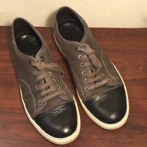 Lanvin Cap Toe Low Top Sneakers SZ 11